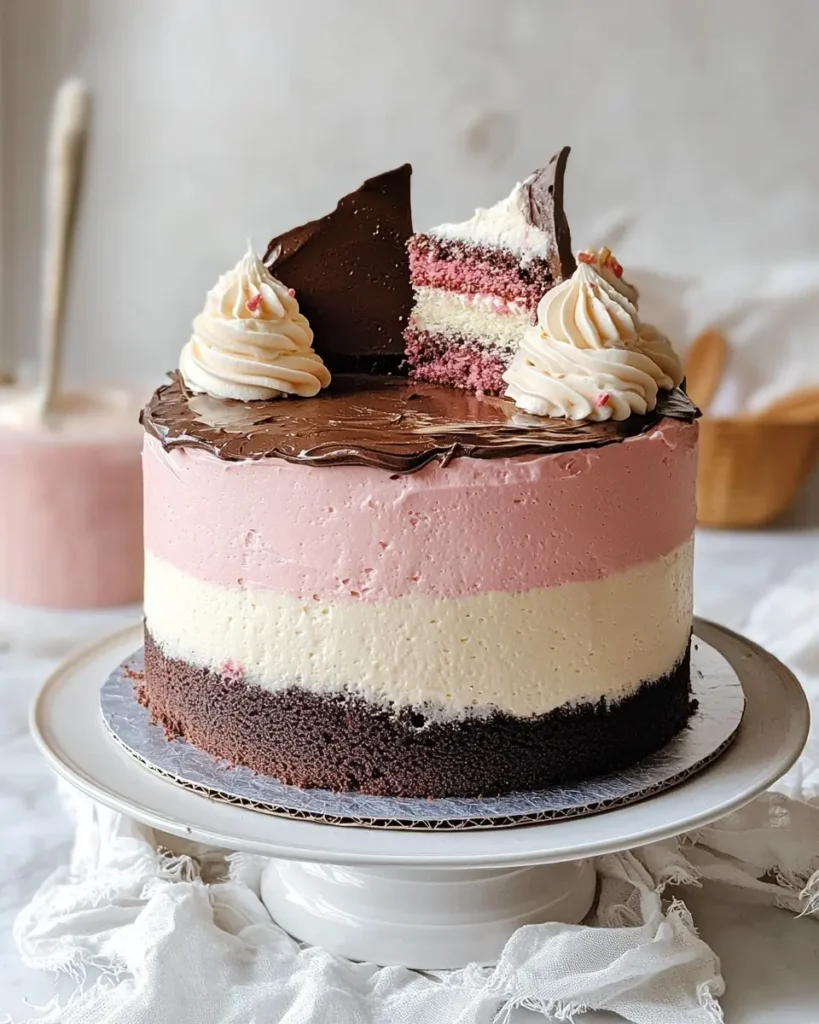 High Altitude Neapolitan Cake 4 Neopolitan Cake recipe