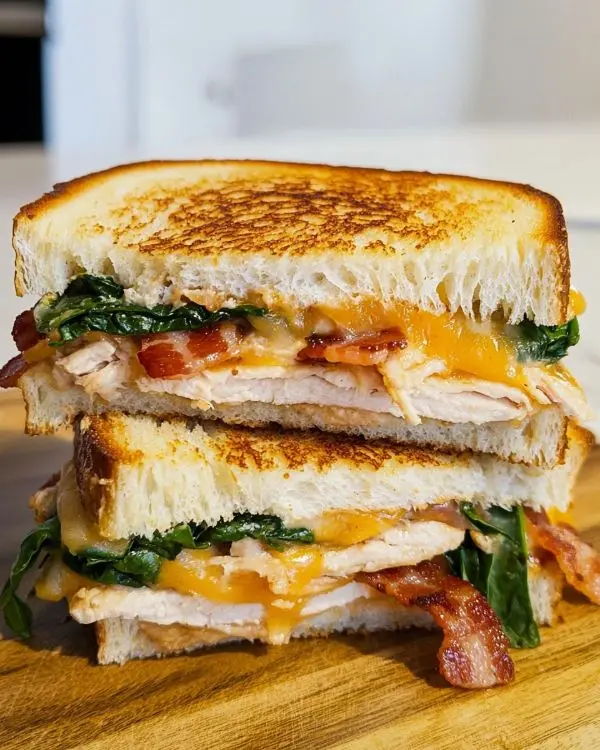 Cheddar and Bacon Turkey Melt on Sourdough 4 Preaparation of Turkey Melts