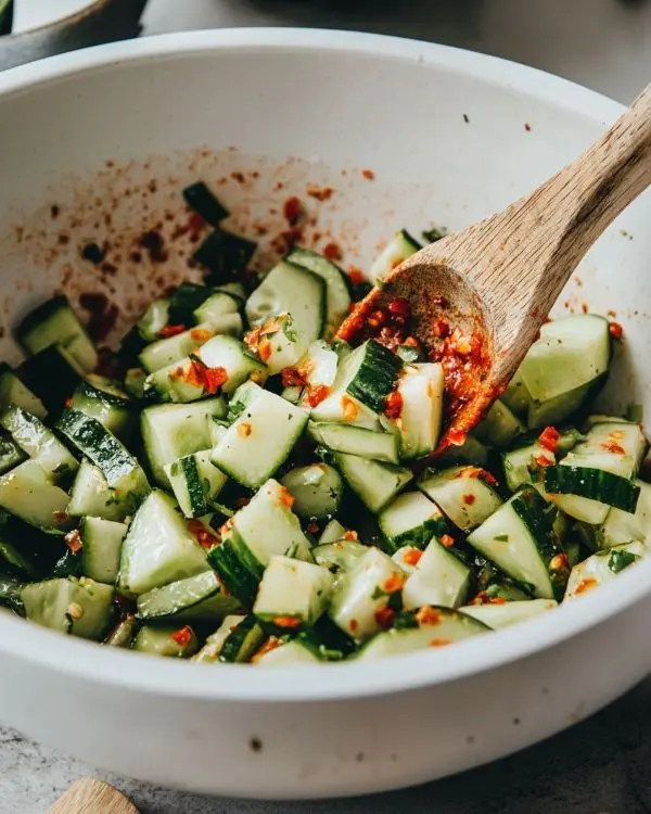 Quick Korean Cucumber Salad (Oi Muchim) 3 Preparation of Quick Korean Cucumber Salad