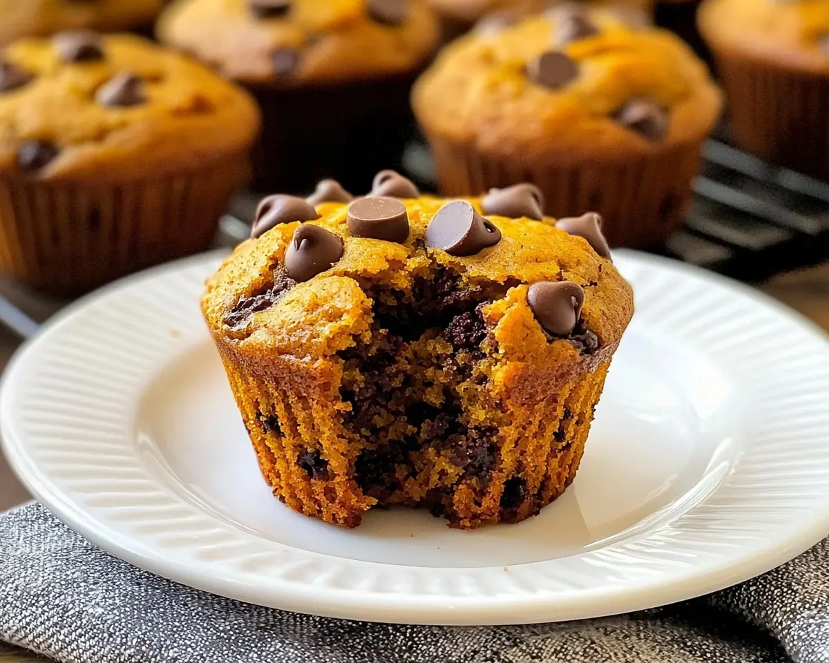 Pumpkin Chocolate Chip Muffins