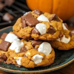 Pumpkin S'mores Cookies