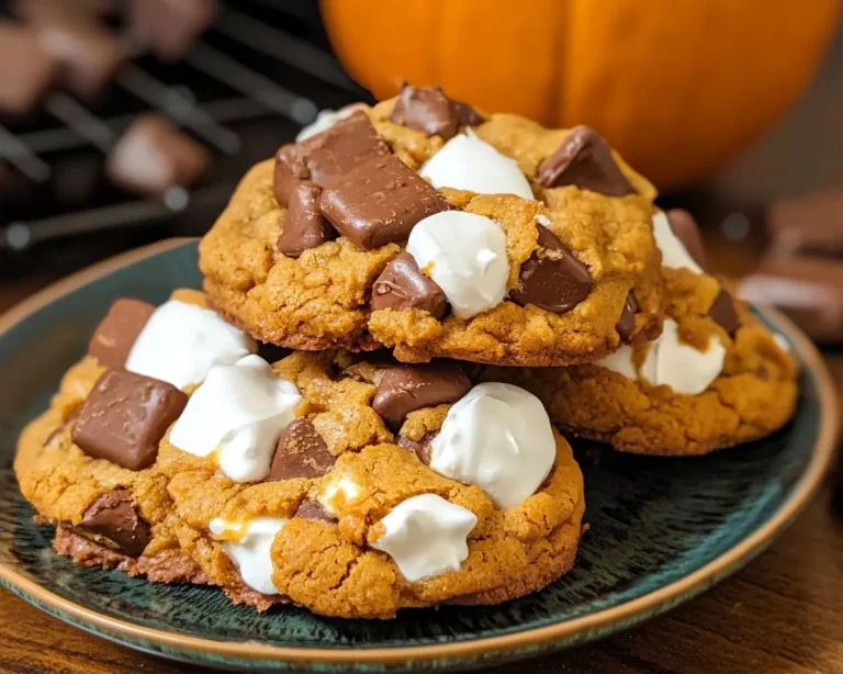 Pumpkin S'mores Cookies