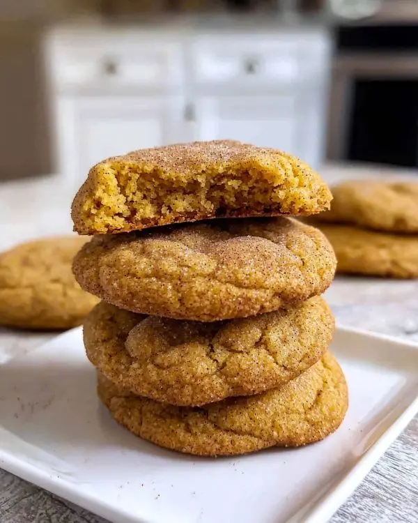 Easy Pumpkin Snickerdoodle Cookie Recipe 4 Pumpkin Snickerdoodle cookie