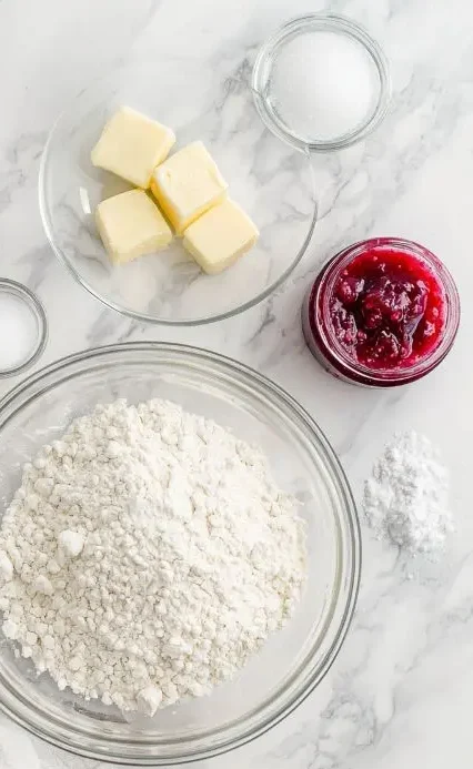 Ultimate Raspberry Crumble Cookies Recipe 2 Raspberry Crumble Cookies essential ingredients