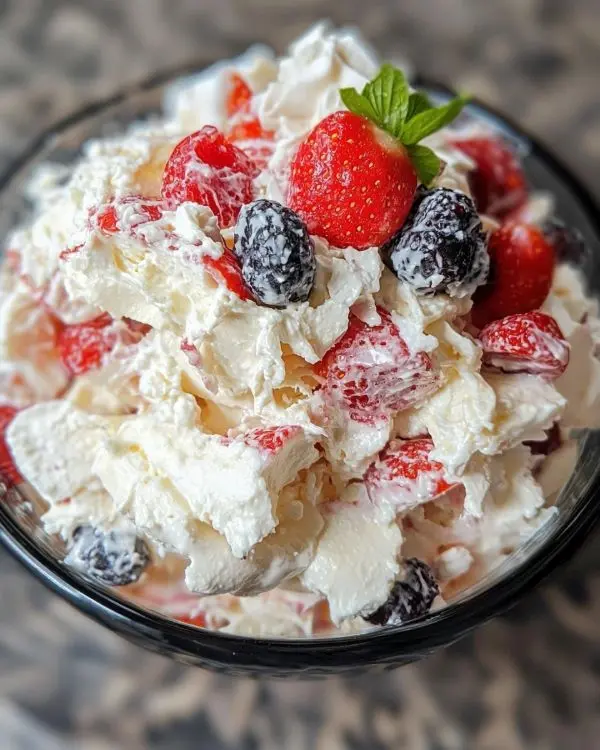 Cheesecake Salad 8 Red White and Blue Cheesecake Salad