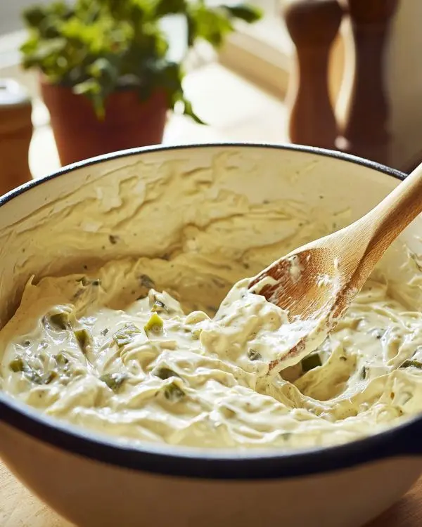 Cheesy Hatch Green Chile Dip 3 Roasted Hatch Chile Recipe preparation