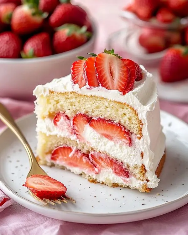 Strawberry Shortcake Layer Cake Recipe 2 Strawberry Shortcake Layer Cake recipe