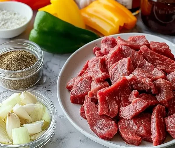 Crock Pot Pepper Steak 2 Thinly Sliced Sirloin Beef
