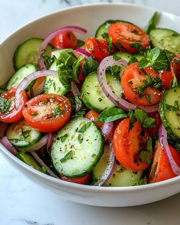 Cucumber Tomato Salad 2 Tomato Salad Recipes main ingredients
