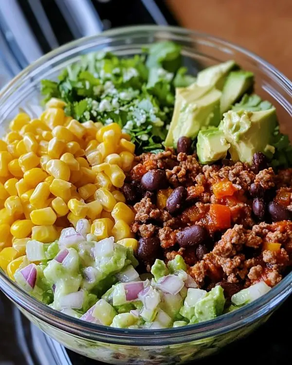 Turkey Taco lunch Bowls 4 Turkey Taco lunch Bowls recipe