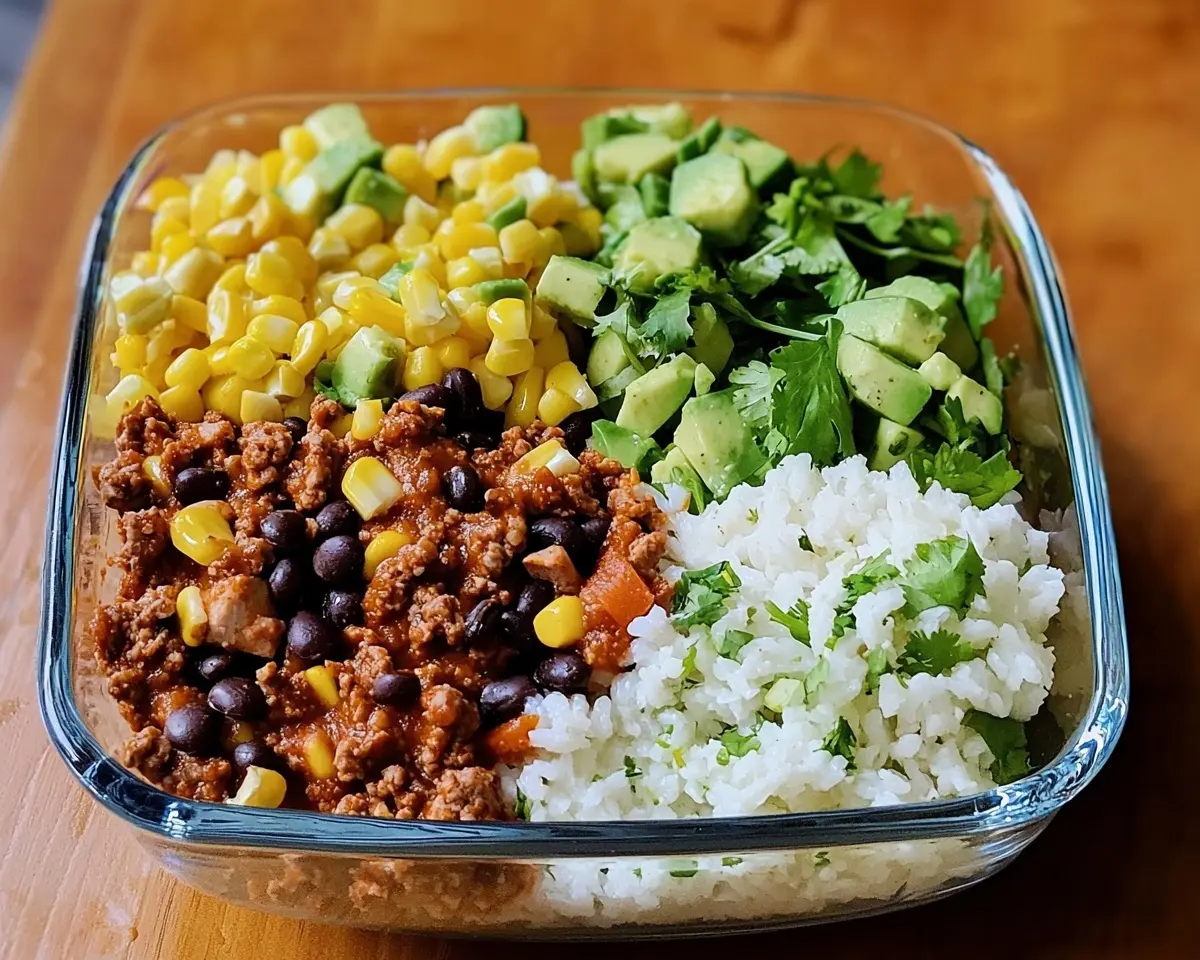 Turkey Taco lunch Bowls