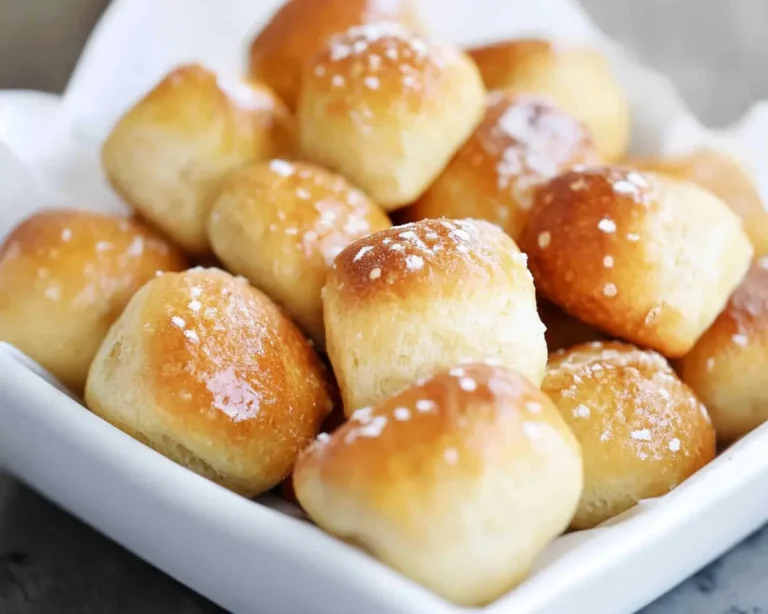 Two Ingredient Dough Pretzel Bites
