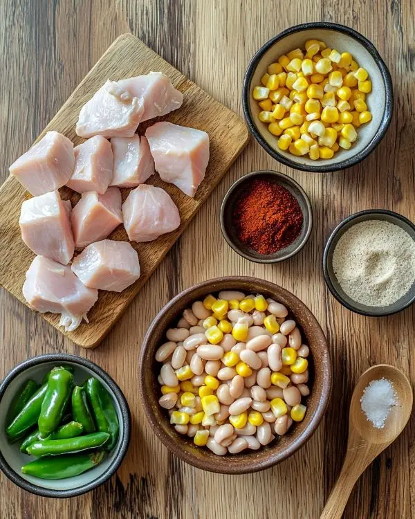 White Bean Chicken Chili Recipe 2 White Bean Chicken Chili ingredients