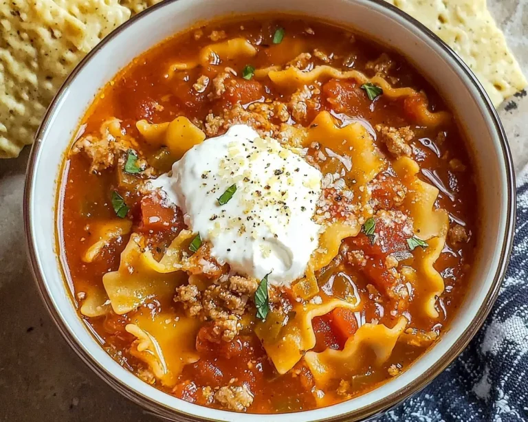 easy lasagna soup recipe