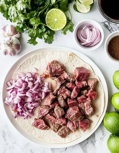Mexican Street Tacos 2 ingredients for Easy Mexican Chorizo Tacos