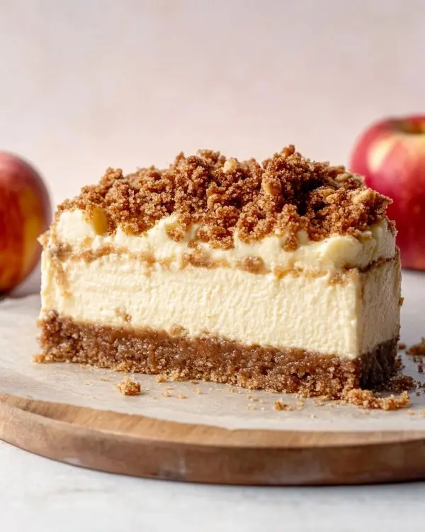 Apple Pie Crumble Cheesecake