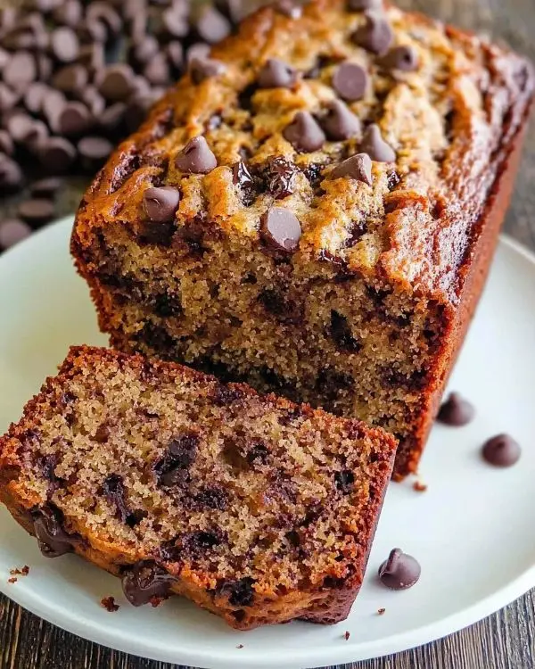 Chocolate Chip Banana Bread Recipe 4 Banana Bread with Chocolate Chip