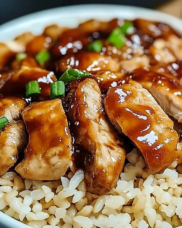 Honey BBQ Chicken Rice 3 Bbq Chicken And Rice