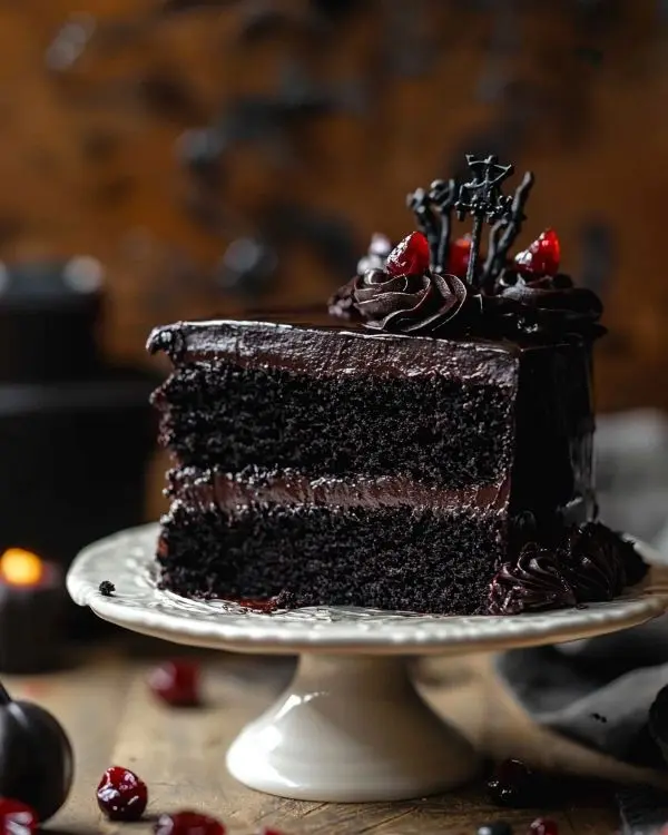 Black Velvet Halloween Cake 8 Black Velvet Halloween Cake recipe