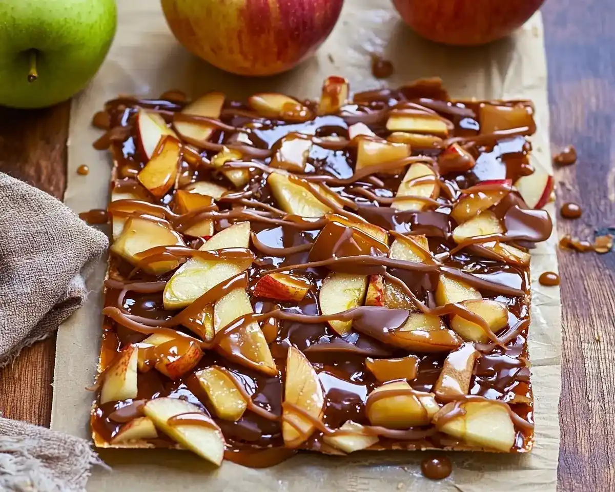 Ultimate Caramel Apple Bark 1 Caramel Apple Bark