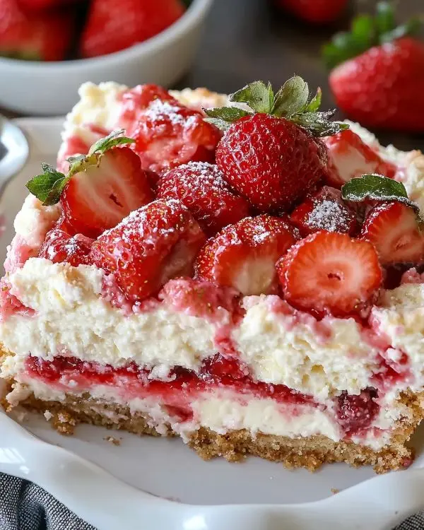 Strawberry Cheesecake Dump Cake 4 Cheesecake Dump Cake