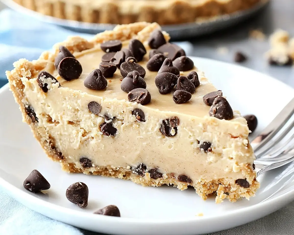 Chocolate Chip Peanut Butter Pie
