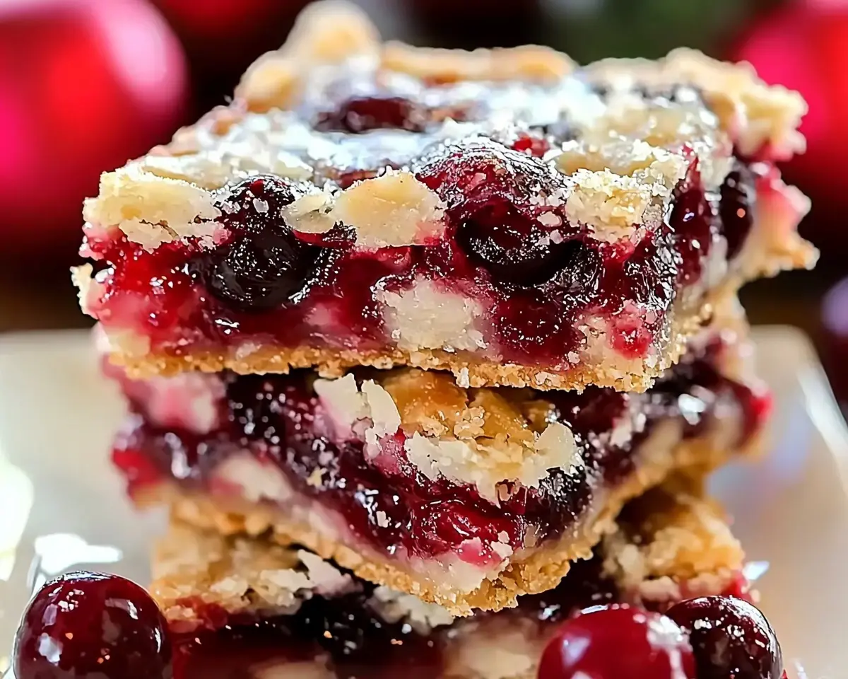 Christmas Cherry Bars