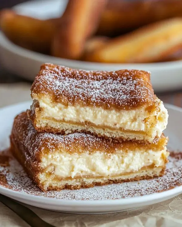Churro Cheesecake Bars 4 Churro Cheesecake Bars recipe