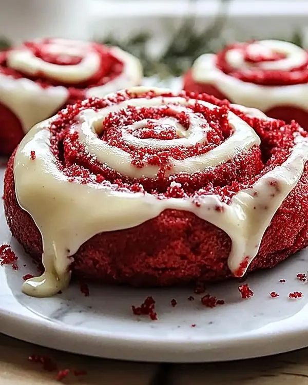 Red Velvet Cinnamon Rolls 3 Cinnamon Rolls