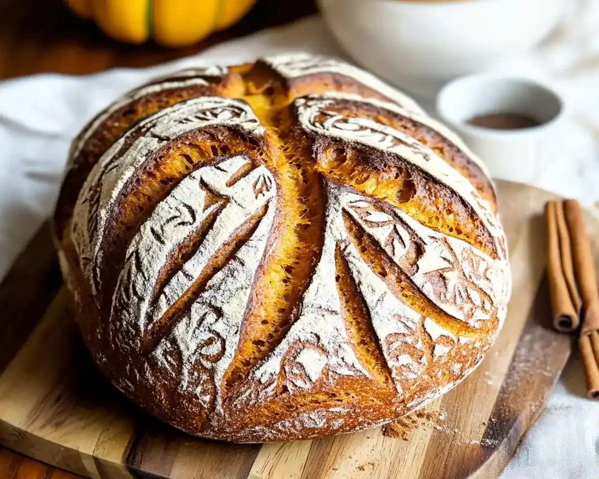 Cinnamon Swirl Pumpkin Sourdough Bread