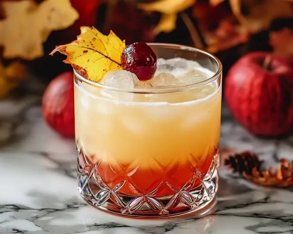 Autumn Gin Sour 7 Cranberry Fall Cocktails