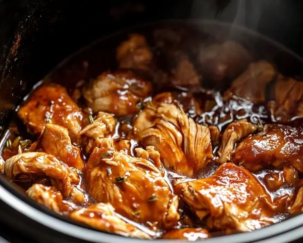 Slow Cooker Honey Garlic Chicken Thighs 4 Crock Pot Honey Garlic Chicken Thighs recipe