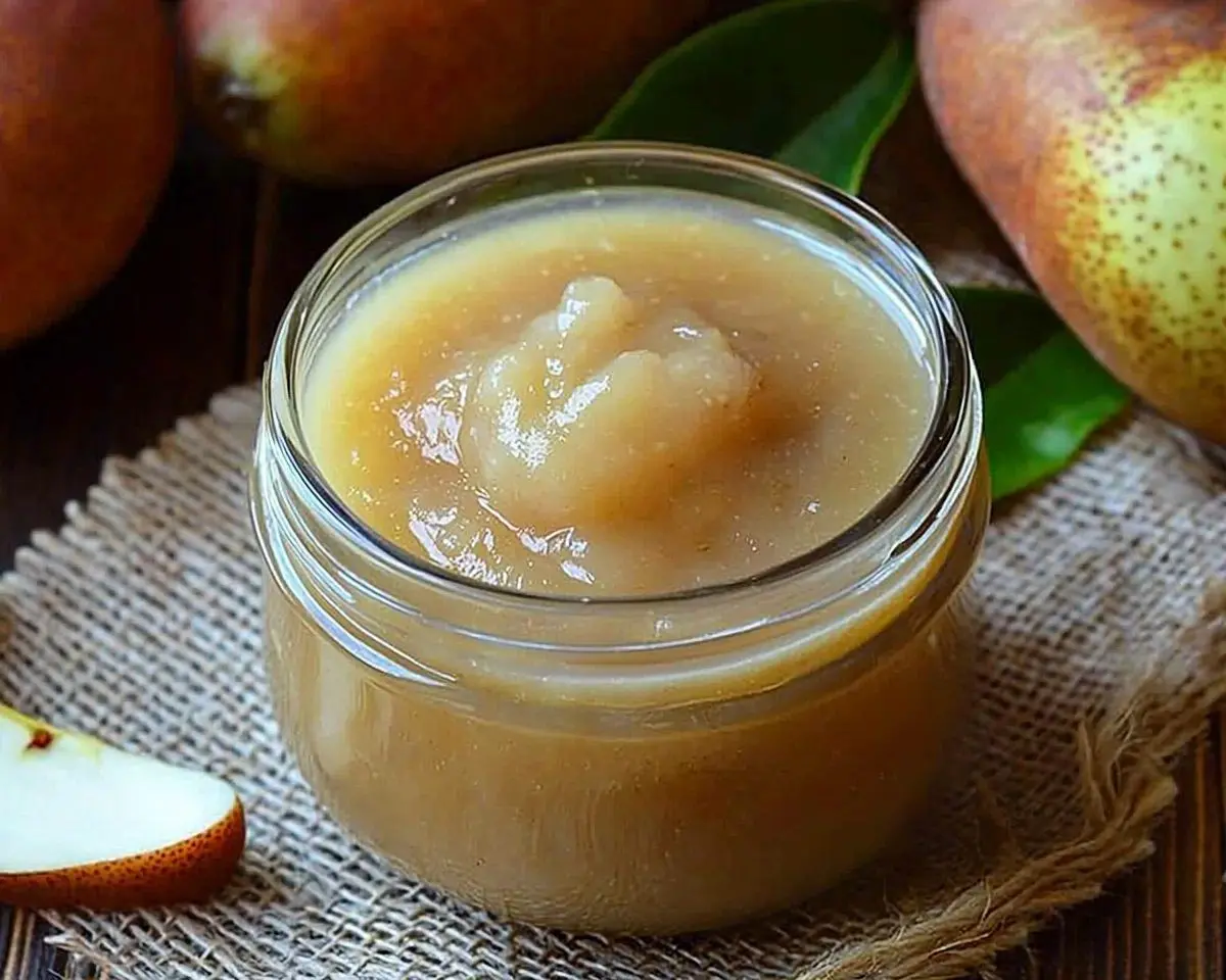 Crock Pot Vanilla Pear Butter