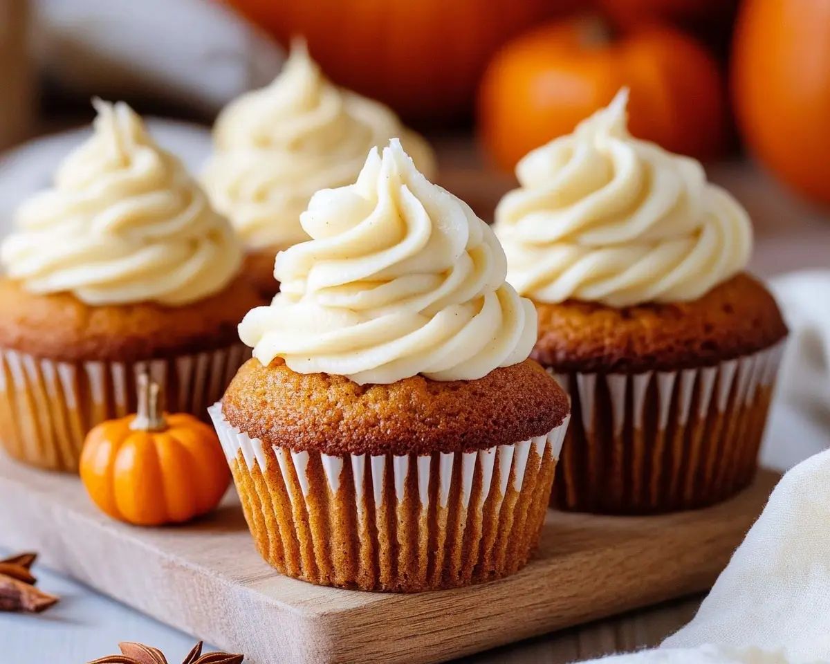 Delicious Pumpkin Cupcakes Recipe