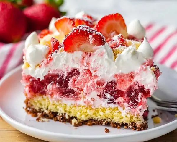 Strawberry Earthquake Cake 3 Earthquake Cake