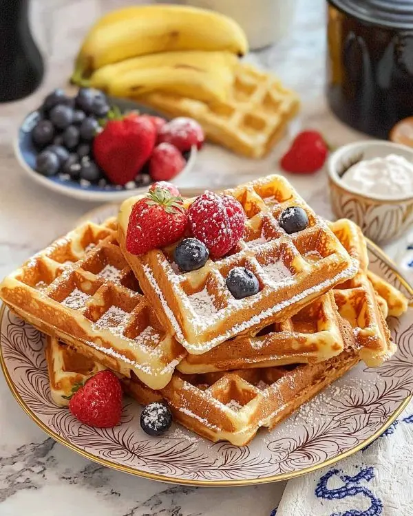 Belgian Waffle Recipe 4 Easy Belgian Waffles