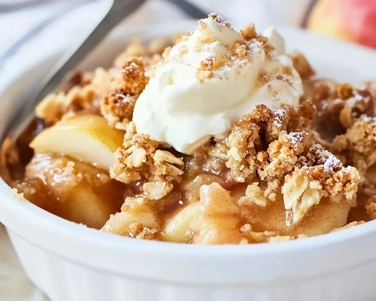 Easy Old Fashioned Apple Crisp