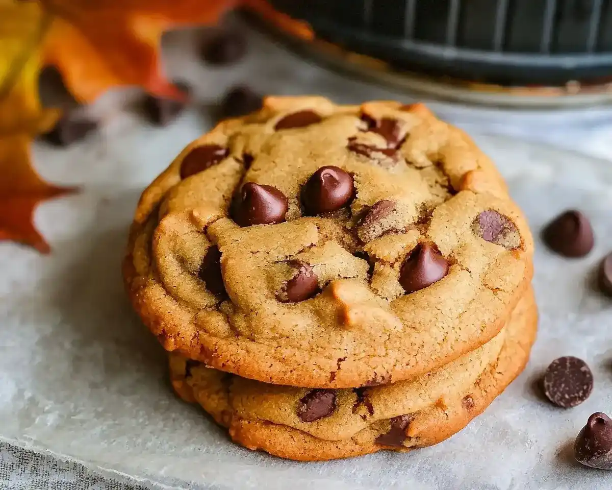 Fall Spiced Chocolate Chip Cookies