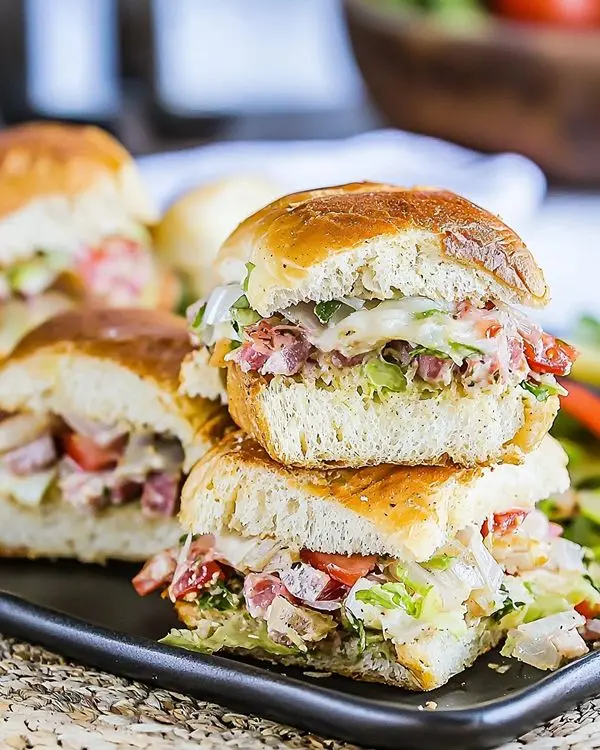 Family-Friendly Italian Grinder Sliders 4 Family-Friendly Italian Grinder Sliders recipe