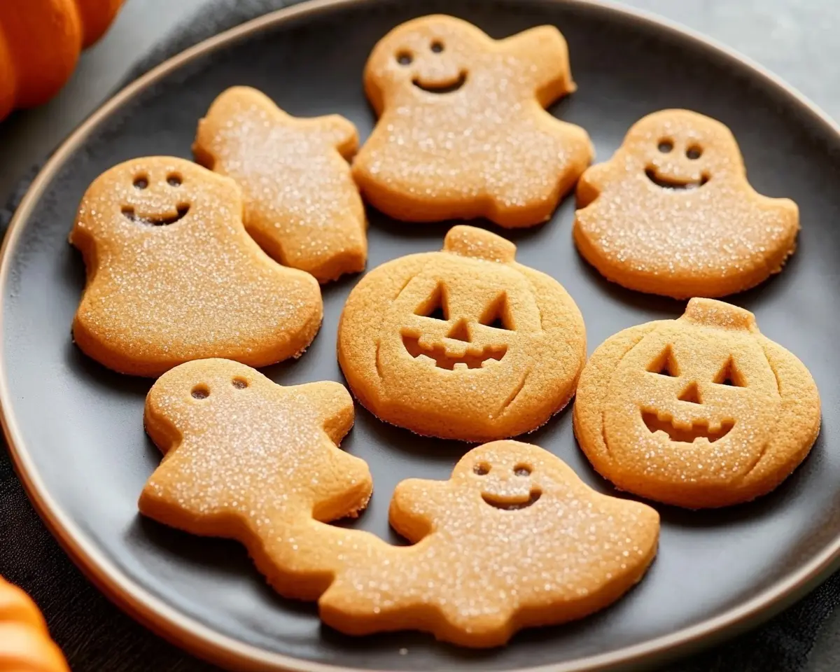 Halloween Pumpkin Spice Cookies
