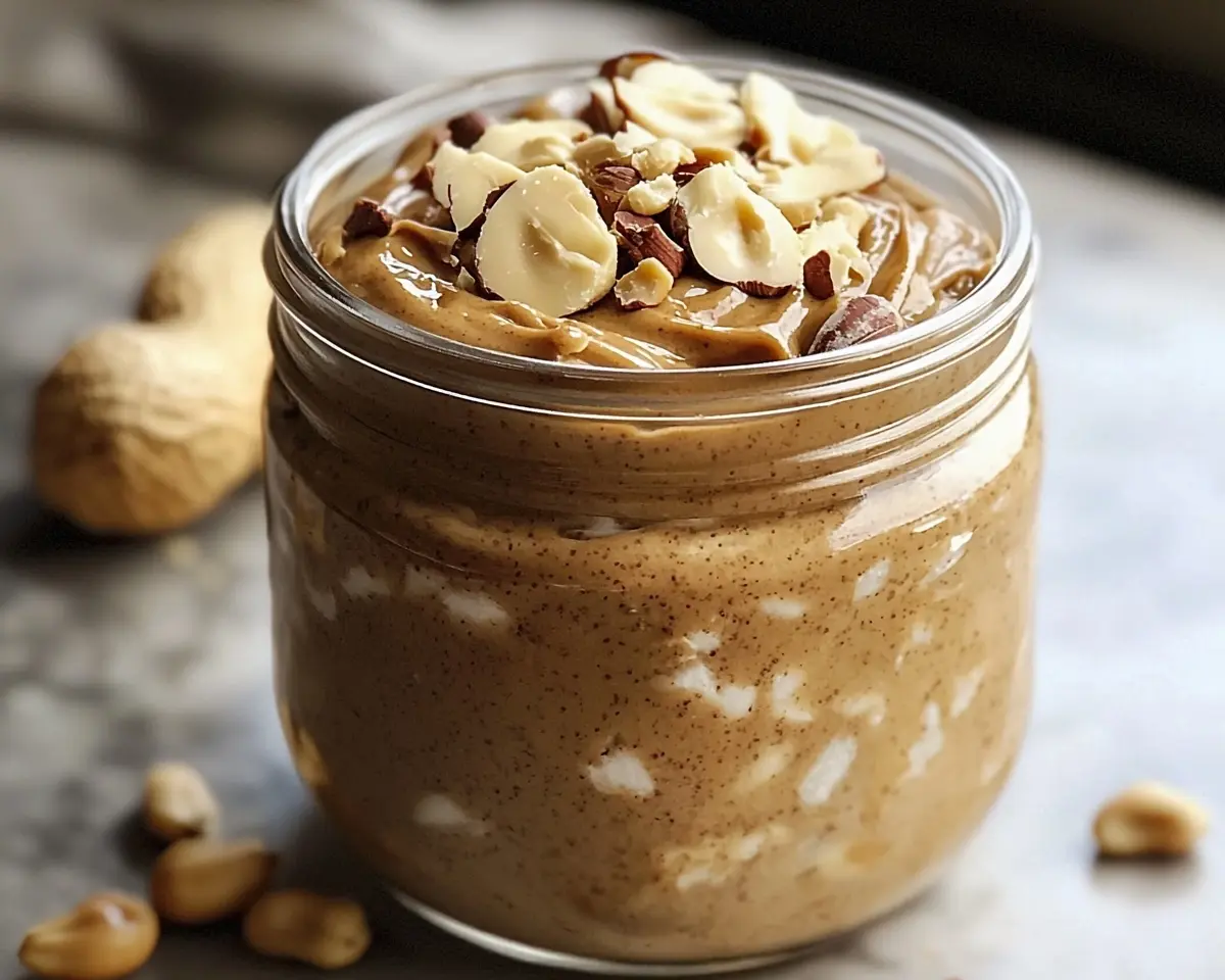 High-Protein Peanut Butter Overnight Oats