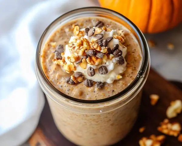 High Protein Pumpkin Overnight Oats 7 High Protein Pumpkin Overnight Oats recipe