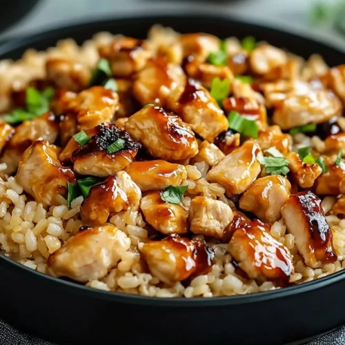 Honey BBQ Chicken Rice 5 Honey BBQ Chicken Rice