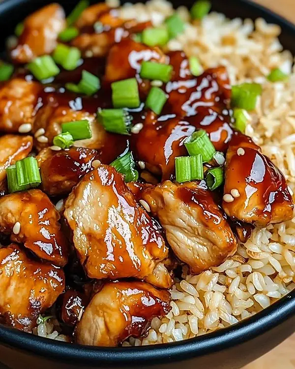 Honey BBQ Chicken Rice 4 Honey BBQ Chicken Rice recipe