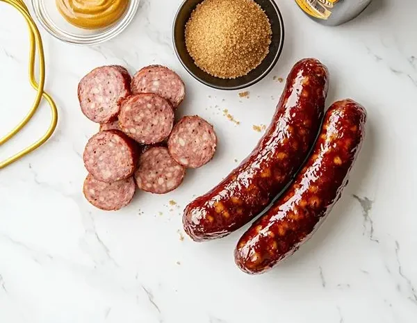 4 Ingredients BBQ Sausage Bites 2 Ingredients for BBQ Sausage Bites