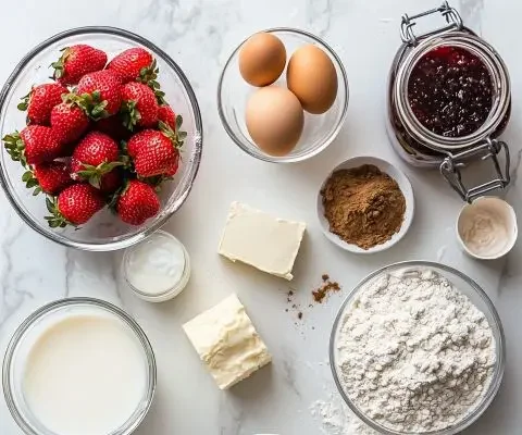 Strawberry Cheesecake Cinnabon Rolls 2 Ingredients for Strawberry Cheesecake Cinnabon Rolls