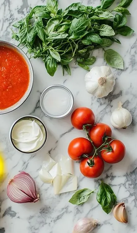 Roasted Tomato Basil Soup 2 Ingredients for Tomato Basil Soup