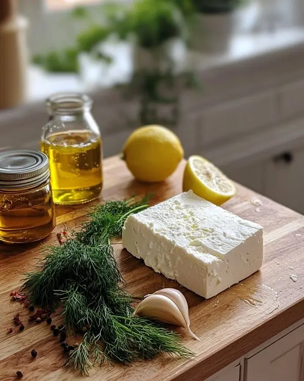 Whipped Feta with Honey 2 Main Ingredients for Whipped Feta with Honey