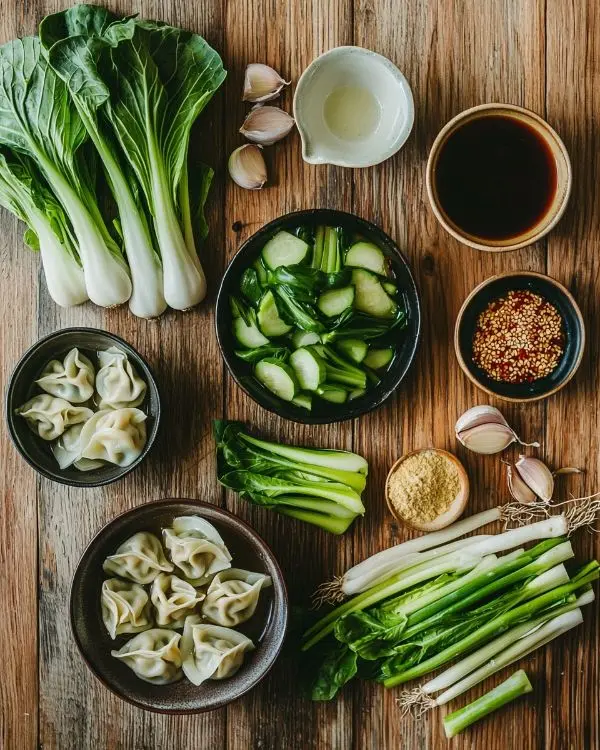 Gyoza Soup: Japanese Dumpling Comfort Bowl 2 Main ingredients for Japanese Dumpling Soup