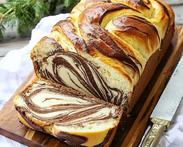 Chocolate Marble Bread 3 Marble Cake Bread